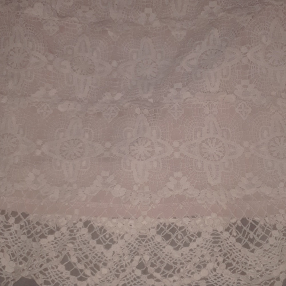 lacy white skirt